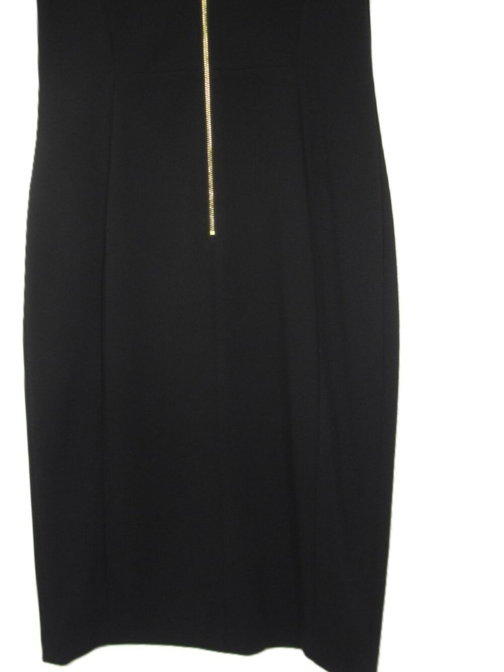Calvin Klein Black Sheath Dress Size 6 Tulip Sleeve Office Business Professional - Picture 12 of 12